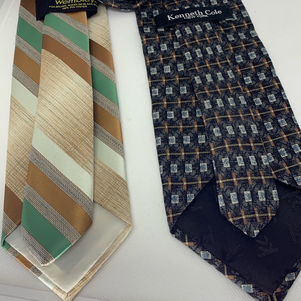 Wembley & Kenneth Cole Designer Ties (2)